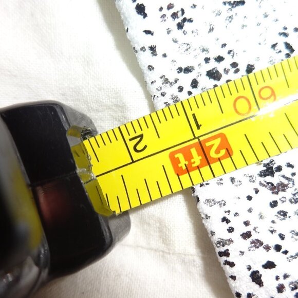 Alex Evening two piece top & jacket PXL white with black and silver glitter, - Picture 10 of 13